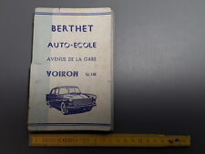 Ancien livre du code de la route Berthet  Auto école