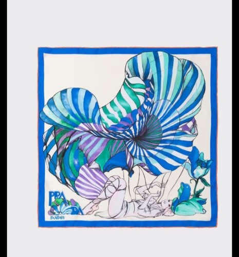 Foulard soie fantaisie prada - soie,