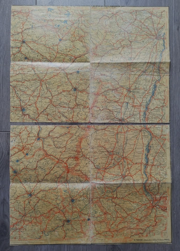 Carte couleur taride alsace - carte,