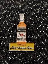 Pin's Pins Pin Enamel 4 Alcool  Apéritif Anisé Ricard "Cinq volume d'eau" Email 