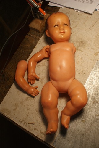 Poupon ancien petit colin - ,