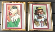 Paire De Cadre Clown , Cirque