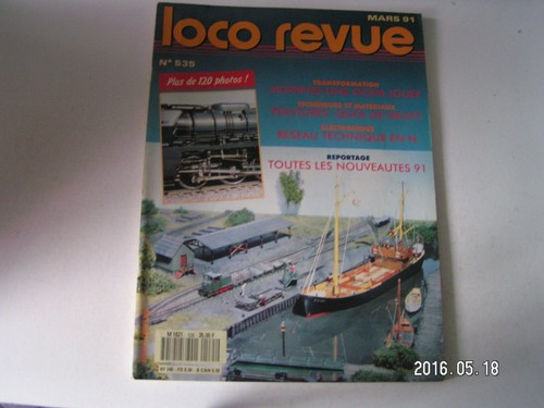 Loco revue n 535 wagon - revue, n°535