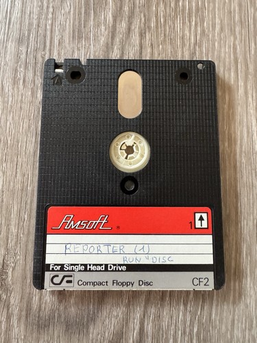 Une disquette amsoft - une,