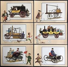 TINTIN Chromos Voir et Savoir L’Automobile origines à 1900 série 2 Très bon état
