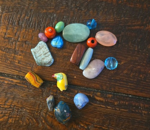 Mixed stone glass - mixed, lot