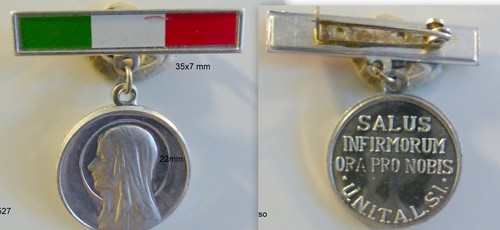 Ancienne broche médaille