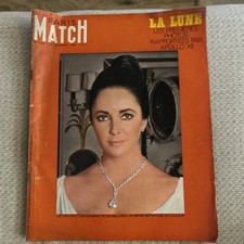 Paris MATCH N°1074 8 Déc 1969 Voir sommaire LA LUNE Photos  LIZ TAYLOR  Diamant