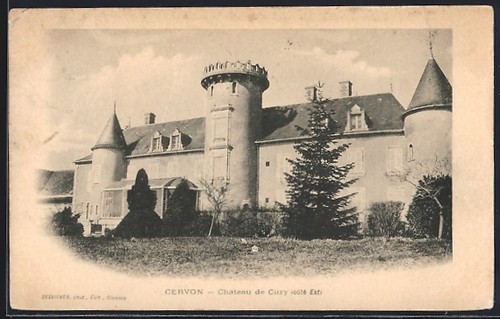 Cpa cervon château cuy - cervon,, de