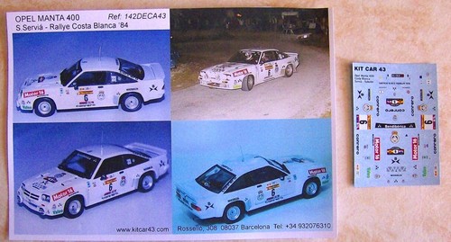 Opel manta 400 rallye costa - opel,