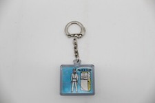 PORTE CLE - KEY RING - POMPE A ESSENCE " SATAM " - VISIOMATIC - FRANCE - ANCIEN