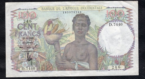 100 francs afrique - francs,