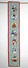 Winter Snowmen Wall Hanging