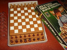 Ancien jeu d'échecs style années 1970s complet en boite VINTAGE