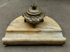 Encrier bronze sur - , en