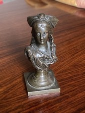 Petit Buste En Bronze Ancien
