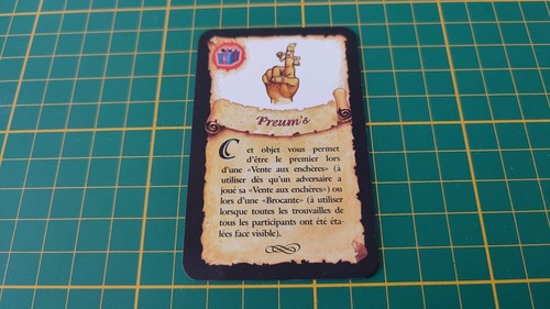 Carte objet preum pièce - carte,
