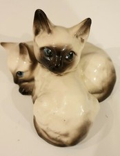 CHATONS Siamois en Faïence
