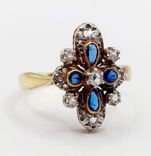Bague duchesse antique 18k - duchesse,