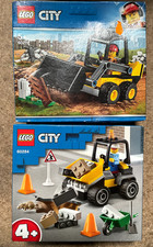 LOT DE 2 BOITE SET NEUF LEGO CITY 60219 60284 LES TRAVAUX PUBLICS BULDOZER & CO