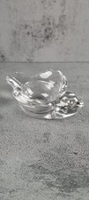 Oiseau en Envol Cristal Ancien Saleron Bougeoir Baguier Vide-Poche Cendrier ?