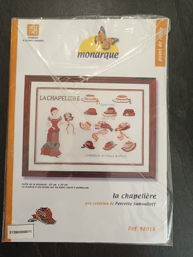 Patron broderie monarque - broderie,
