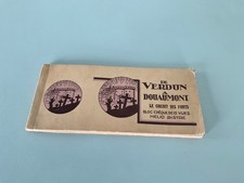 CARNET 15 CARTES POSTALES A SOUCHES VERDUN DOUAUMONT.