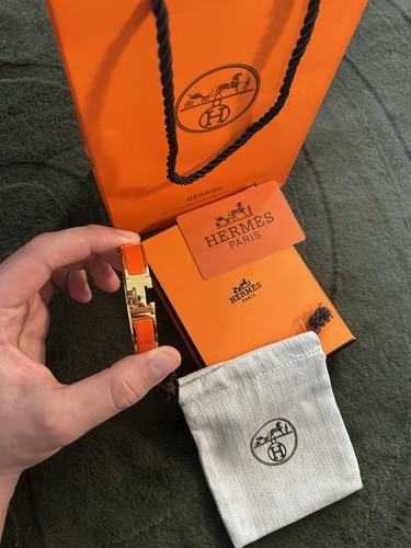Bracelet hermes clic orange - hermes,