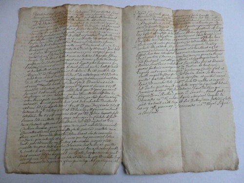 Rare manuscrit 1640 latin - rare,