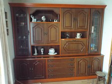 Buffet ancien 2 corps en merisier