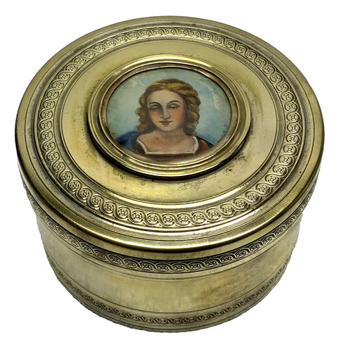 Ancienne boite poudre en - boite,