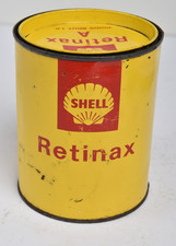 SHELL- Ancien Bidon Graisse SHELL  -Retinax