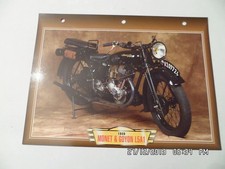 CARTE FICHE MOTO MONET & GOYON L5A1 1939