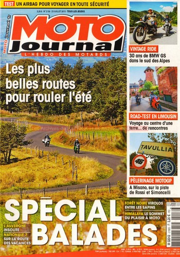Moto journal 2156 essai road - journal,