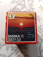 SIGMA MINI-TELE 135mm F/3.5 en etui avec boite et notice