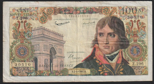 Derniere date billet 100nf - date,