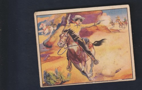 Lone ranger card 1940 gum - lone,