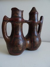 Ancienne gargoulette poterie - gargoulette,