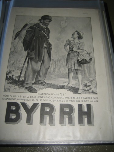 Publicité ancienne byrrh - ancienne,