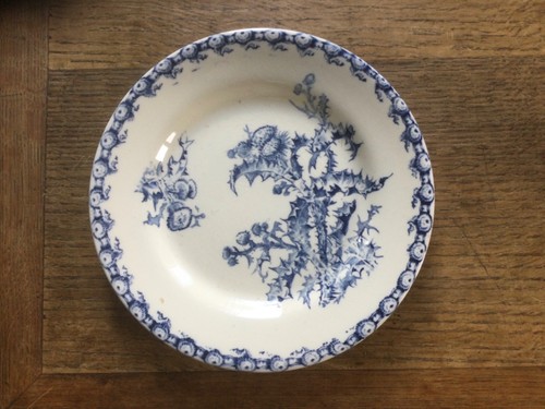 Ancienne assiette plate - ancienne,