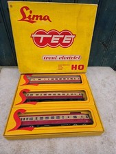 train électrique ho rame TEE lima 3 éléments en parfait état en coffret