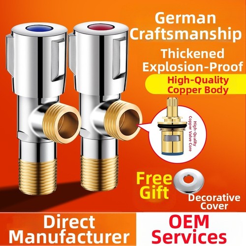 Vanne angle laiton 3 - d'angle, en