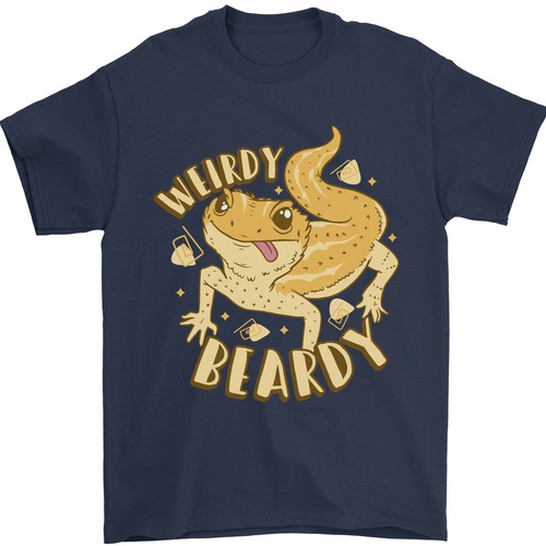 Shirt drôle dragon barbu - de,