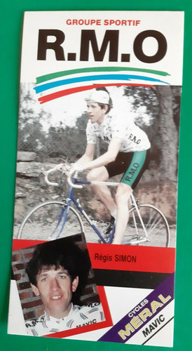 Cyclisme carte cycliste regis - cyclisme,