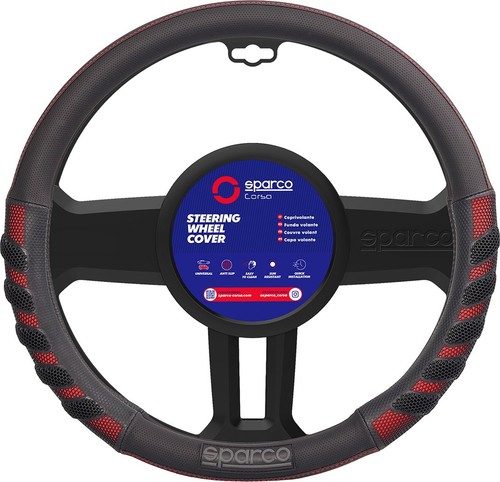 Couvre volant sparco sps101rd - couvre-volant,