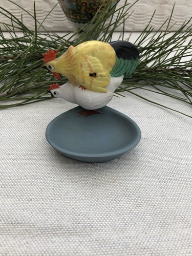 Saleron salière coq sur poule - coq,