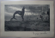 Lithographie  WW1   LA PAIX ETERNELLE   Signé DESBARBIEUX