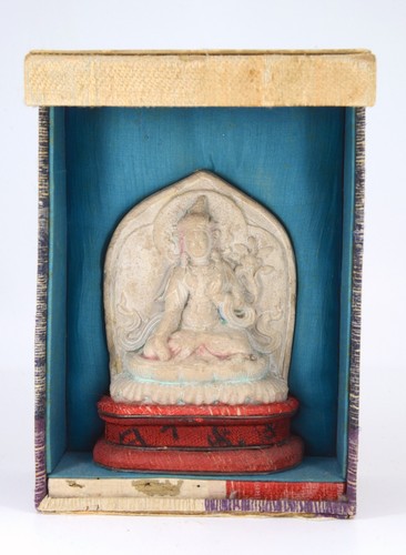 Rare antique tibetan clay - antique,