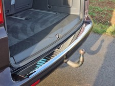 Protection Seuil Coffre Pare-Choc Arrière Inox Chrome Pour VW T6 Transporter