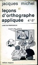 Leçon d'orthographe